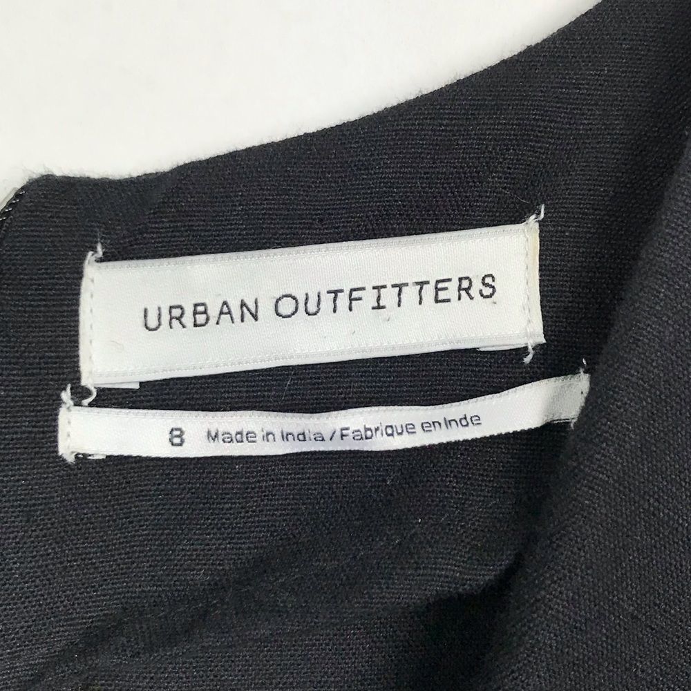 Urban Outfitters | Black Linen Romper Boho - Picture 4 of 6